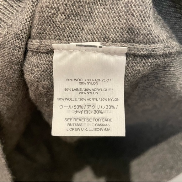 J. Crew Wool Blend Ruffle Sleeve Sweater - Picture 4 of 4